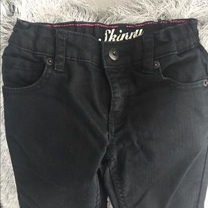 Crazy 8 Girls Skinny Black Jeans sz 6